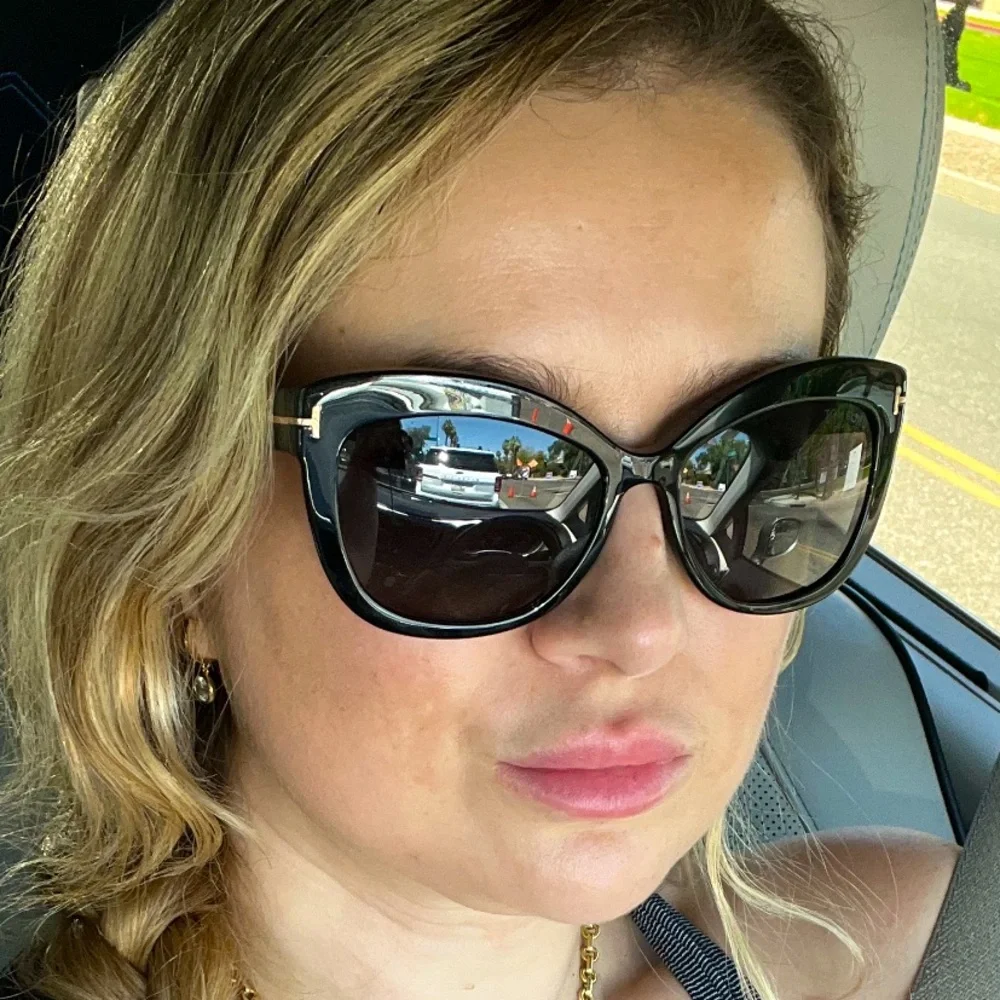 Tom Ford Polarized subtle cat eye sunglasses - Picture 2 of 7